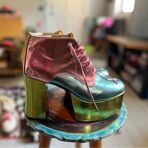 SugarBaby pastel rainbow boots in 9US Women's